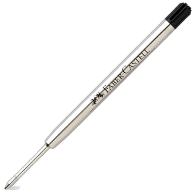 graf von faber castell black medium ballpoint pen refill