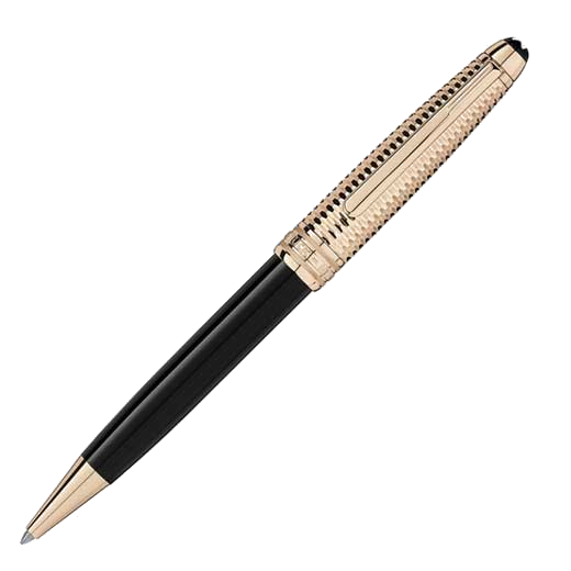 This Montblanc ballpoint pen is part of the Meisterstück collection.