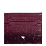 1 atelier cassis croco leather 6cc card holder mb199473