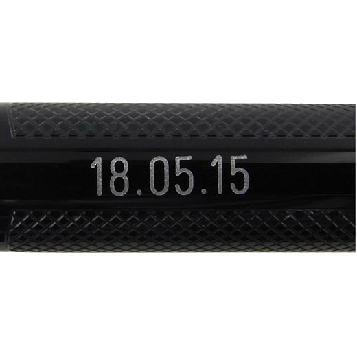 Montblanc ballpoint pen free of charge barrel engraving.