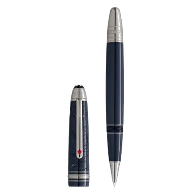 montblanc aw80d legrand dark blue rollerball pen