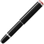 Montblanc's Black Heritage Rouge et Noir 'Baby' Rollerball Pen is crafted in precious lacquer.