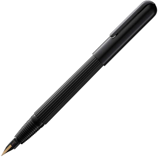 lamy black imporium fountain pen