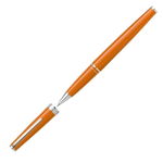 1 montblanc orange resin rollerball pix pen mb134333