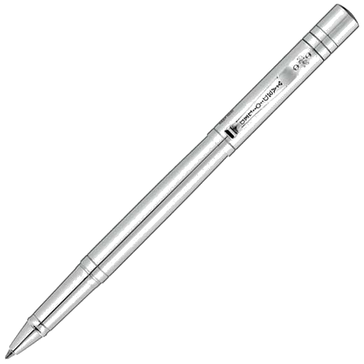 Yard-O-Led Viceroy Standard Polished Silver Plain Rollerball Pen.
