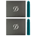 s t dupont paris turquoise ink cartridges