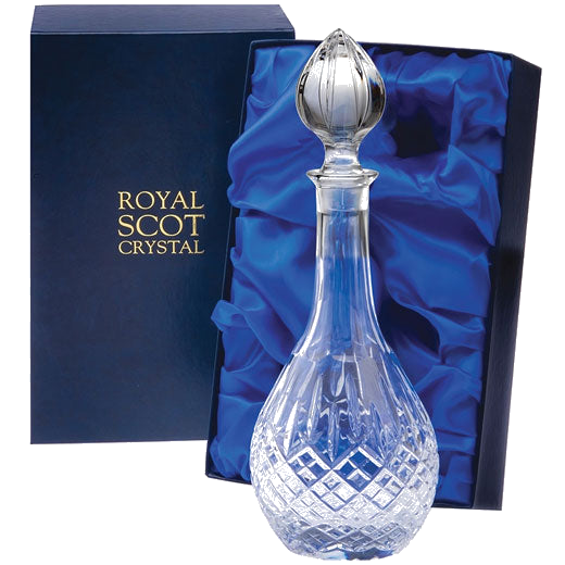 royal scot crystal london 100cl wine decanter packaging