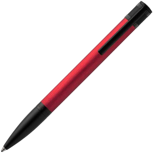 boss brushed red explore ballpoint pen