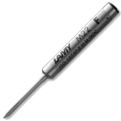 lamy black fine m22 compact ballpoint refill