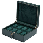 wolf 1834 british racing green 8 piece watch box inside