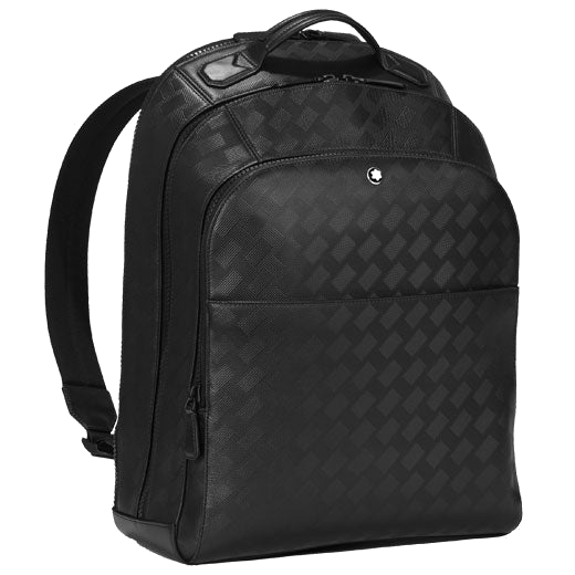 Montblanc's Black Extreme 3.0 Large 3 Compartment Backpack has been crafted in eco-friendly leather.