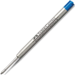 graf von faber castell blue broad ballpoint pen refill