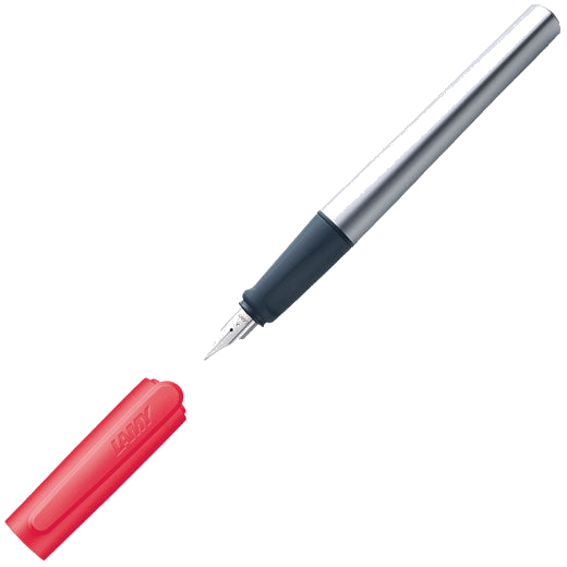 lamy coral red nexx fountain pen