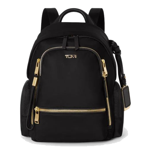 Voyageur Black Gold Celina Small Backpack – Wheelers Luxury Gifts