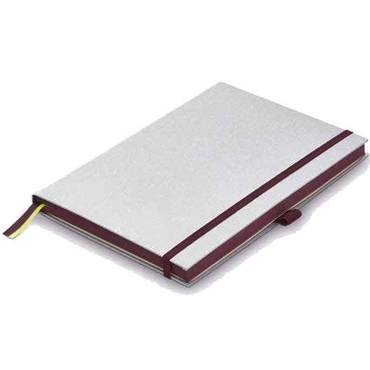This is the LAMY Black Purple A6 Hardcover Ruled Notebook.