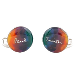 paul smith bubble orange cufflinks