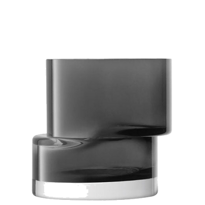 lsa signature tier slate grey small lantern vase