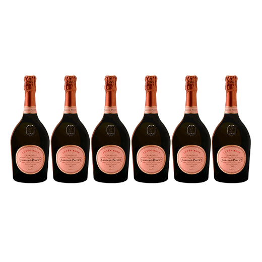 Laurent-Perrier  Cuvée Rosé Champagne 6x75cl Bottle Gift Boxed.