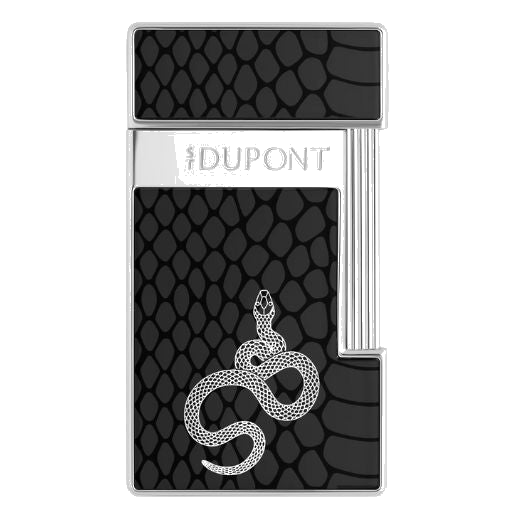 st dupont 028076 slimmy snake black lighter