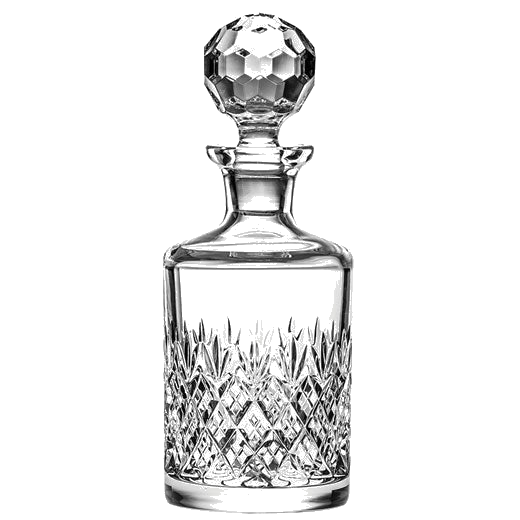 This Edinburgh 50cl Round Spirit Decanter has been designed by Royal Scot Crystal.
