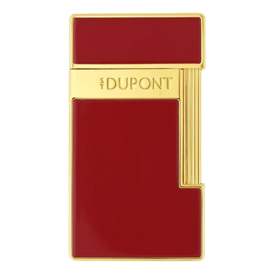 dupont slimmy lampone lacquer gold lighter