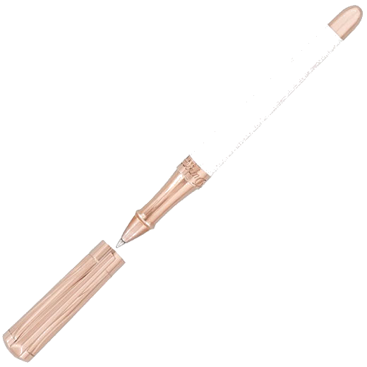 s t dupont feminine white liberte rollerball pen