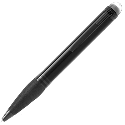 montblanc black cosmos starwalker doue ballpoint pen