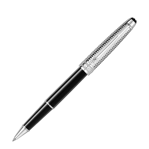 This Montblanc rollerball pen can take any Montblanc rollerball refills.