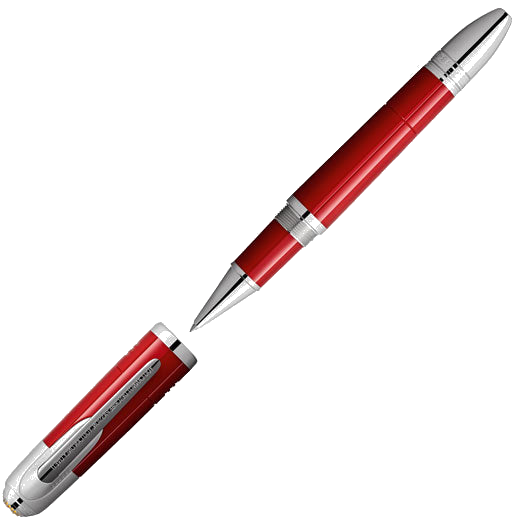 This Montblanc Special Edition Enzo Ferrari Great Characters Rollerball Pen has been crafted out of resin.