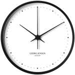 georg jensen black and white 30cm wall clock