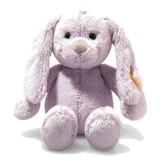 Steiff's Soft Cuddly Friends Purple Tilda Rabbit is made from soft plush and has a gorgeous pastel purple coat.