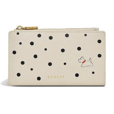 radley 110601 spotty chalk medium purse