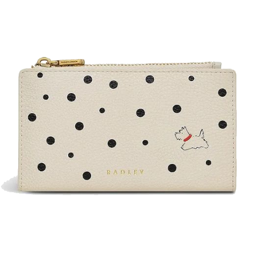 radley 110601 spotty chalk medium purse