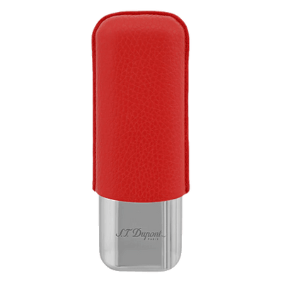 red leather cigar case