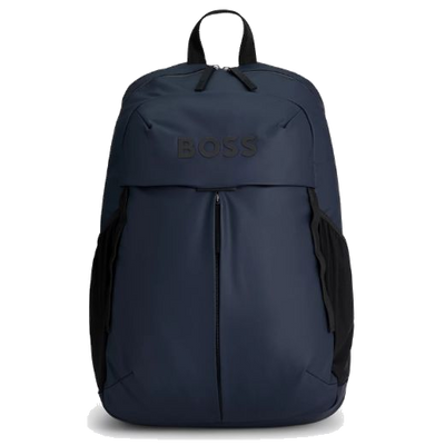 boss stormy dark blue backpack