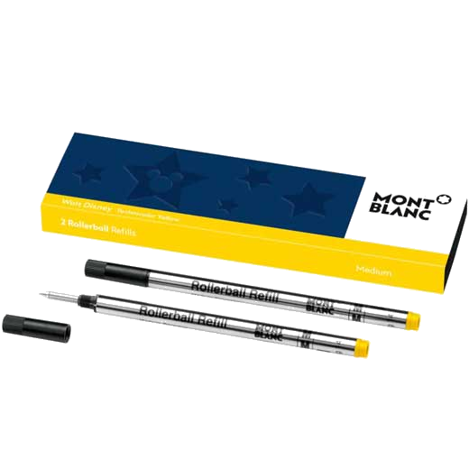 This is the Montblanc Yellow Great Characters, Walt Disney Rollerball Refill (M).