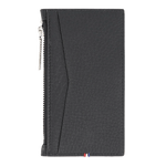 black grained leather walle