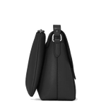sartorial black leather dou