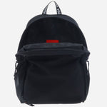 Inside the BOSS Ayden Black Backpack with Hugo Raised Logo.