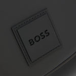 Logo patch on the front of the Oryo NS Black Reporter Bag with Logo Patch.