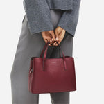 The Dukes Place Carmine Red Leather Medium Zip Top Multiway Bag by Radley.