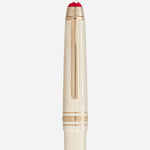 The cap and clip of the Meisterstück Classique Ivory Romeo & Juliet Rollerball Pen.