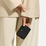 Montblanc 2CC Black Sartorial Leather Mini Wallet with Zip