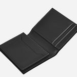 Inside the Black Croco-Embossed Leather 4CC Card Holder.