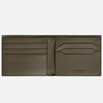 Inside the Extreme 3.0 Khaki Leather 6CC Wallet.