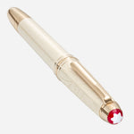 The iconic snowcap emblem at the crown of the Meisterstück Classique Ivory Romeo & Juliet Fountain Pen F.