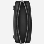 Inside the Meisterstück Mini Black Leather Cross Body Bag.