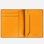 Inside the Sartorial Saffron Leather 4CC Card Holder.