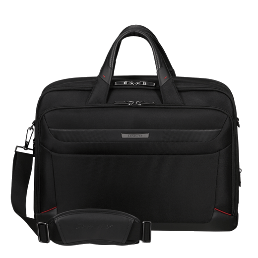 Samsonite's Pro-DLX 6 Briefcase 17.3" Black Nylon  with water resistant fabric.