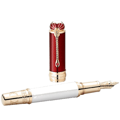 montblanc patron of art prince albert 4810 fountain pen cap on flat